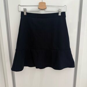 LOFT Dark Navy Skater Skirt